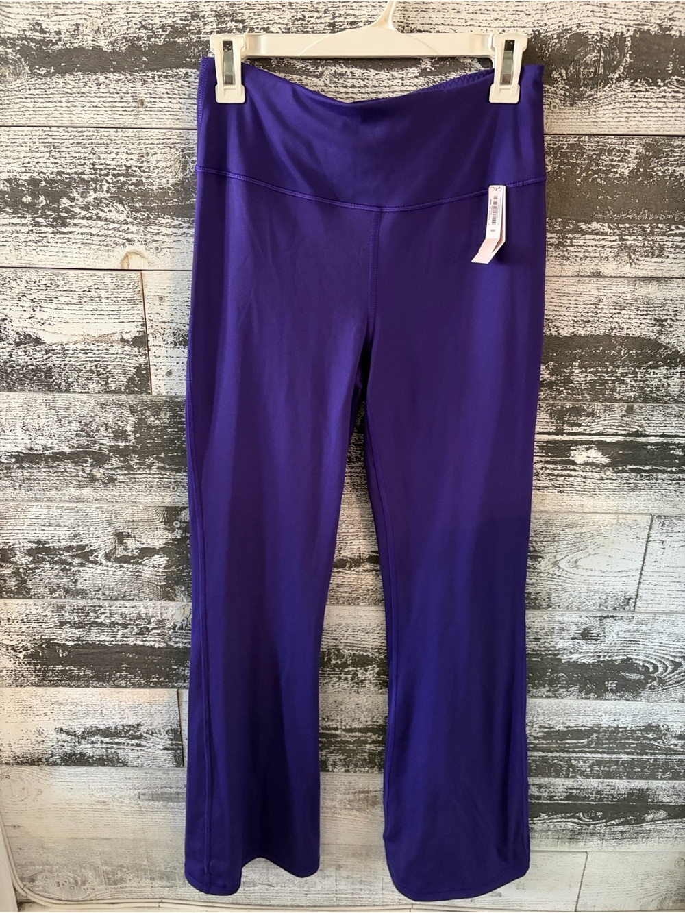 NWT Victoria’s Secret Women's High-Waist Purple Flare Yoga Pants